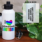 Personalized I Love My Autistic Water Bottle U409120